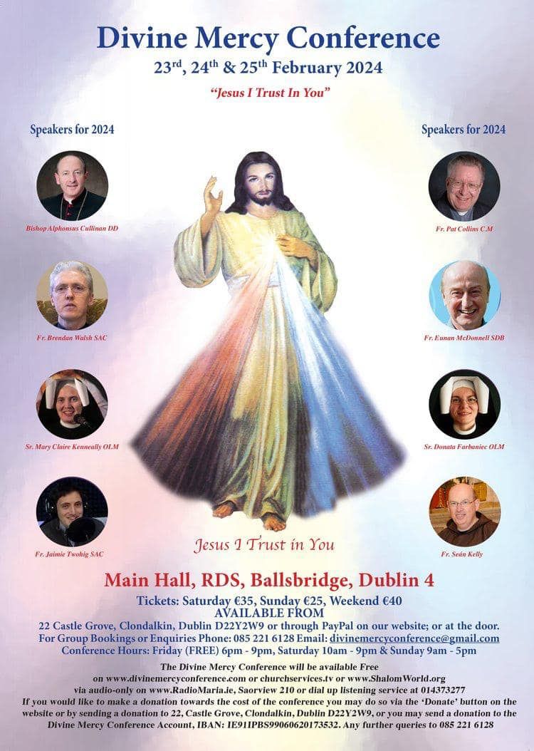 Divine Mercy Conference 2024 Parishes of Narraghmore and Moone